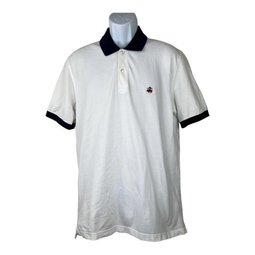 Brooks Brother Men T-shirt White Pullover Size L